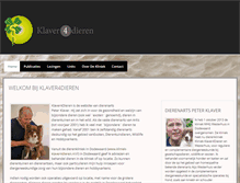 Tablet Screenshot of klaver4dieren.nl